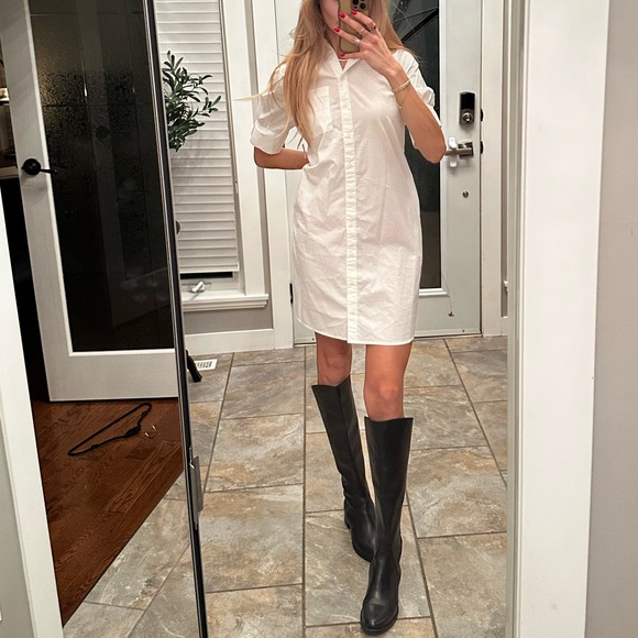 White Shirt Dress - Picture 6 of 7